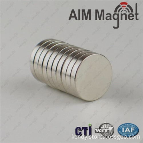 N35 D15 x 10mm Neodymium Magnet